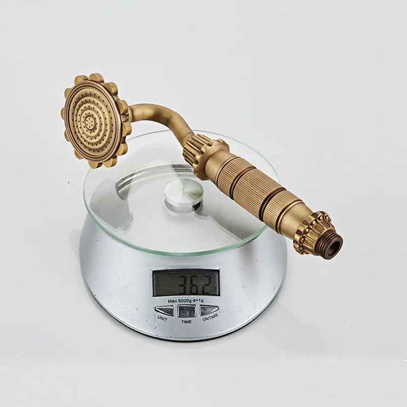 Mitigeur de baignoire en cuivre sculpté européen avec douche à main