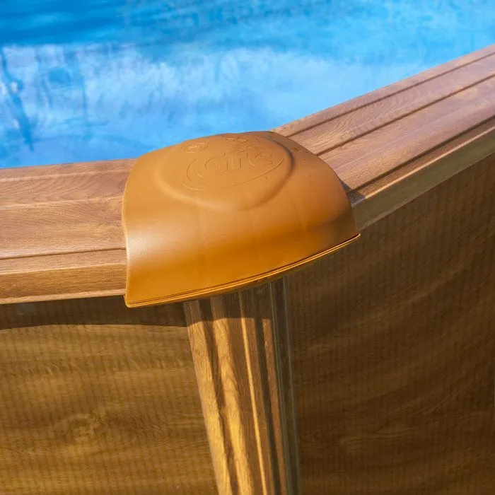 Piscine acier ovale Amazonia - 7,30 x 3,75 x H.1,30 m