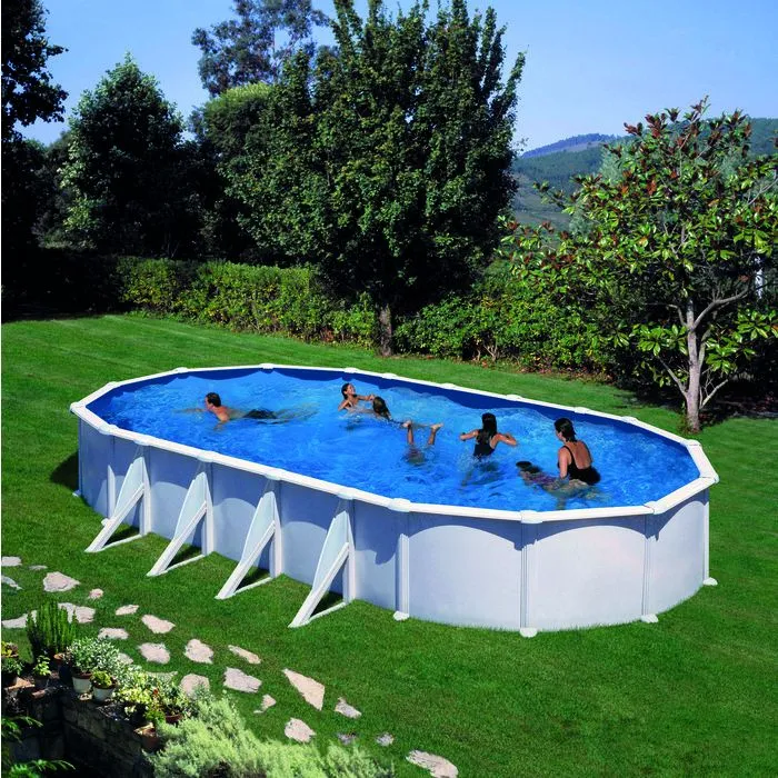Piscine acier ovale Atlantis - 9,15 x 4,70 x H.1,32 m