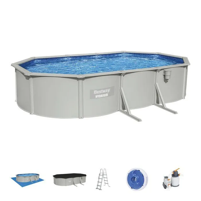 Piscine acier ovale Hydrium Bestway - 6,10 x 3,60 m